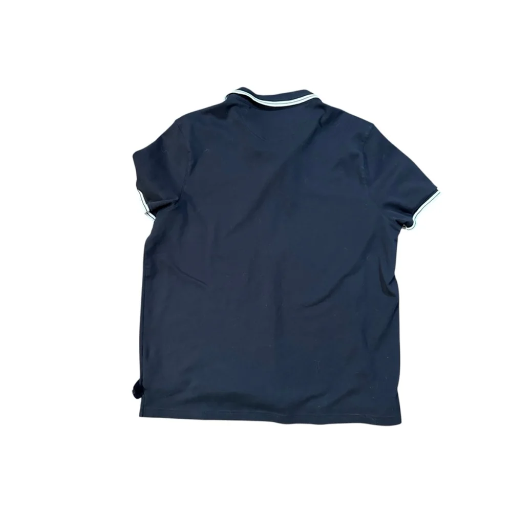 Men's Michael Kors Black & White Polo Shirt XL - Picture 3 of 7